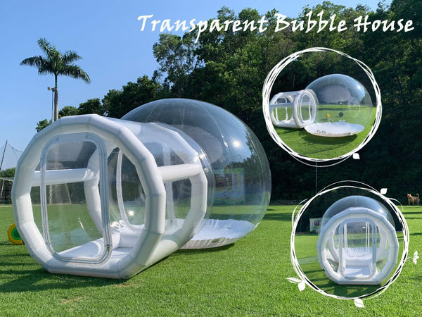 Inflatable Bubble Outdoor Tent Transparent PVC Tent  For Kids Bubble House with Blower Clear Dome Balloon Outdoor Party Show