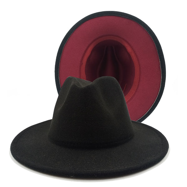 Two toned Hat fedoras top hat unisex hat fedora cap fedoras  lime green felt hat unisex event hat fashion hat orange hat