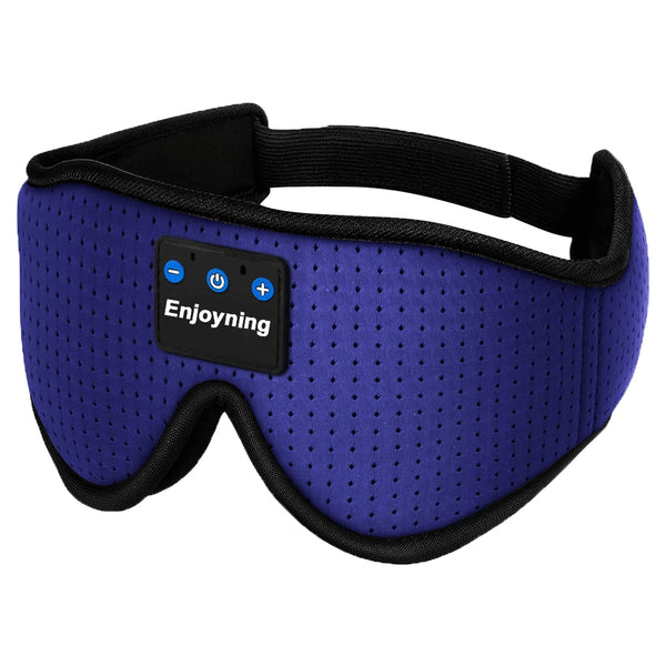 New 3D wireless music headphone sleep breathable smart eye mask Bluetooth headset call with mic for IOS/Android/Mac