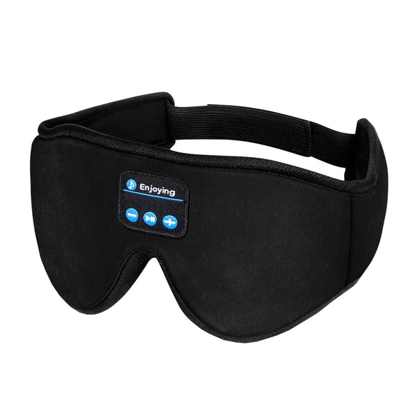 New 3D wireless music headphone sleep breathable smart eye mask Bluetooth headset call with mic for IOS/Android/Mac