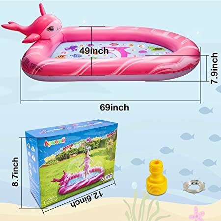 Kiddie Pool with Sprinkler