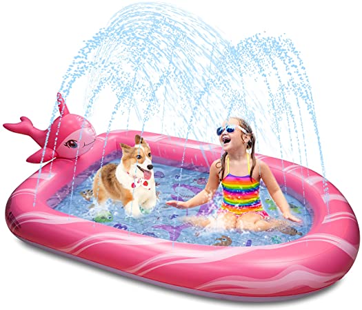 Kiddie Pool with Sprinkler