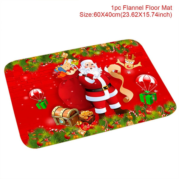 Christmas Door Mat Outdoor Carpet