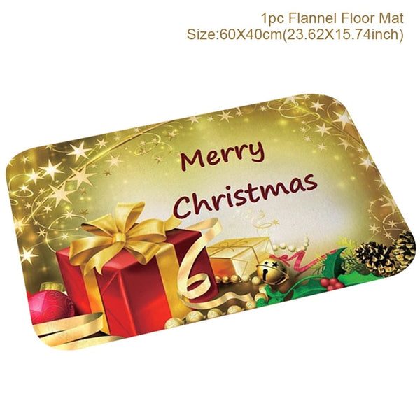 Christmas Door Mat Outdoor Carpet