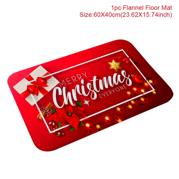 Christmas Door Mat Outdoor Carpet