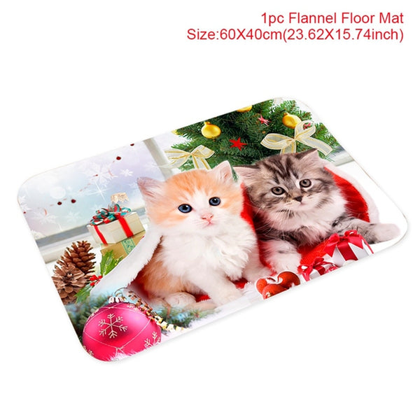 Christmas Door Mat Outdoor Carpet
