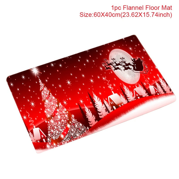 Christmas Door Mat Outdoor Carpet