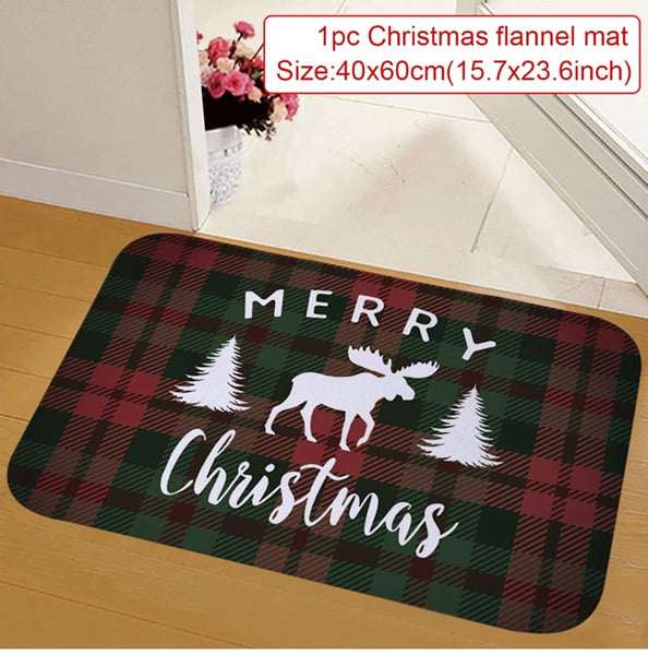 Christmas Door Mat Outdoor Carpet