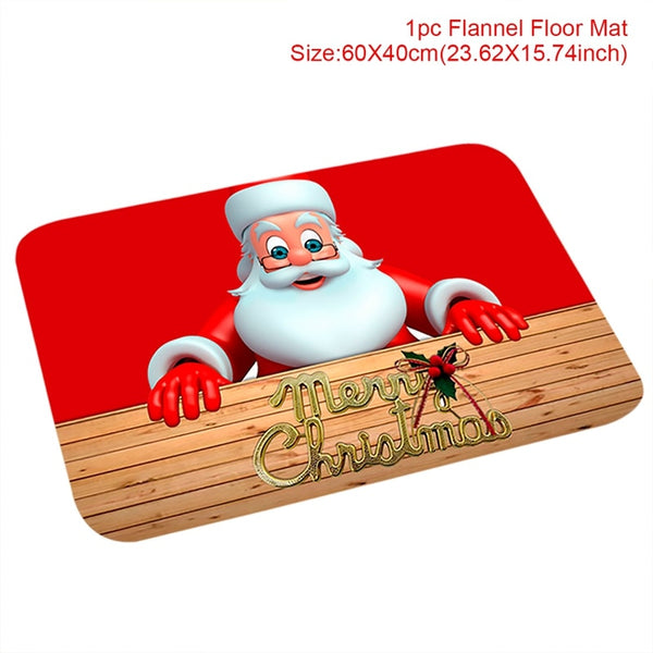 Christmas Door Mat Outdoor Carpet