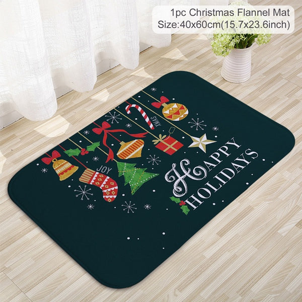 Christmas Door Mat Outdoor Carpet
