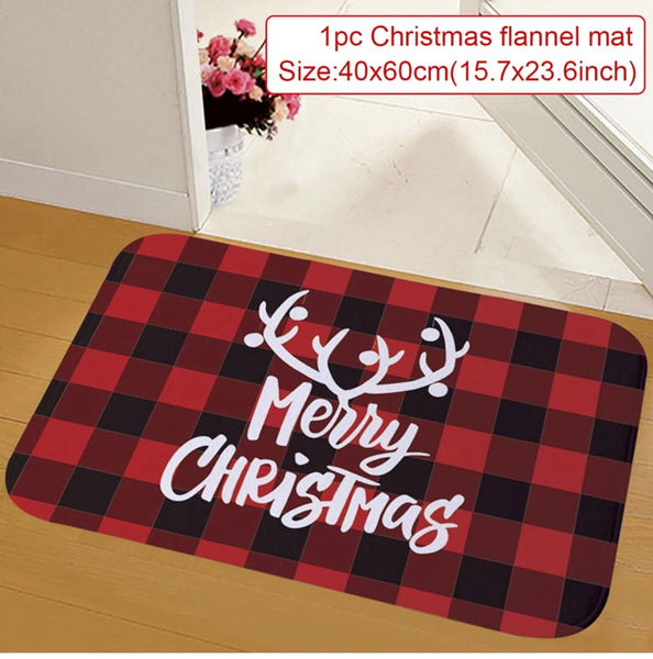 Christmas Door Mat Outdoor Carpet