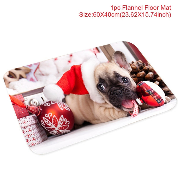 Christmas Door Mat Outdoor Carpet