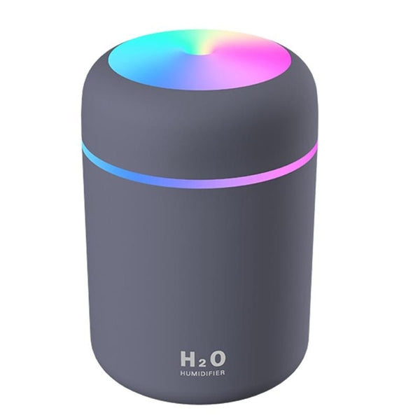 300ml Air Humidifier USB Ultrasonic Aroma Essential Oil Diffuser Romantic Soft Light Humidifier Mini Cool Mist Maker Purifier