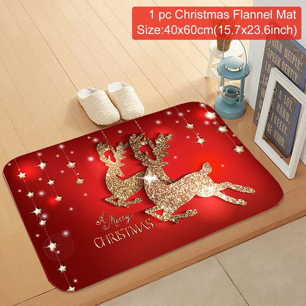 Christmas Door Mat Outdoor Carpet