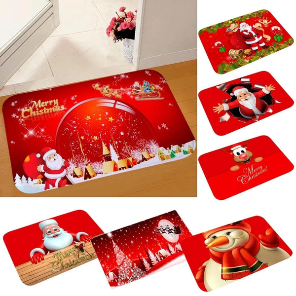 Christmas Door Mat Outdoor Carpet