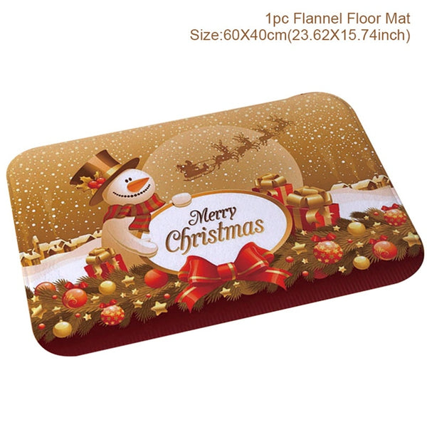 Christmas Door Mat Outdoor Carpet