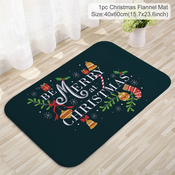 Christmas Door Mat Outdoor Carpet