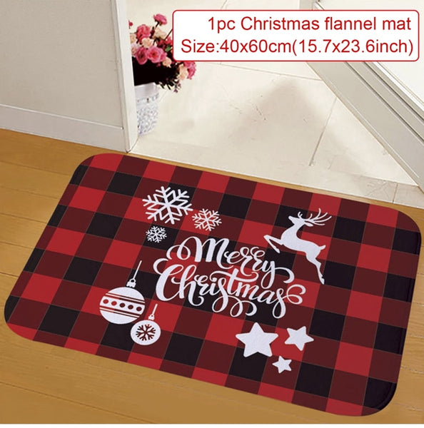 Christmas Door Mat Outdoor Carpet