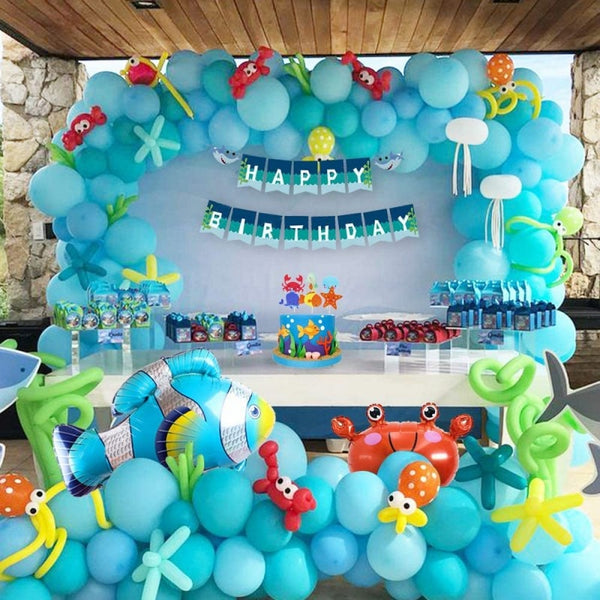 Birthday Party Balloons Ocean Under The Sea