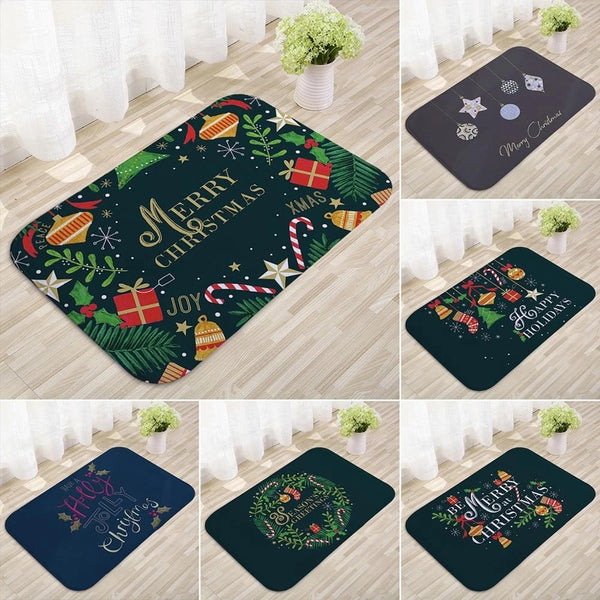 Christmas Door Mat Outdoor Carpet