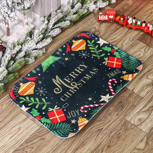 Christmas Door Mat Outdoor Carpet