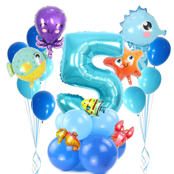 Birthday Party Balloons Ocean Under The Sea