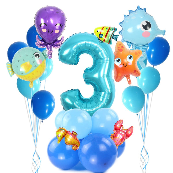 Birthday Party Balloons Ocean Under The Sea