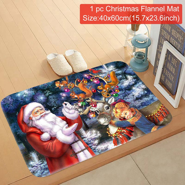 Christmas Door Mat Outdoor Carpet