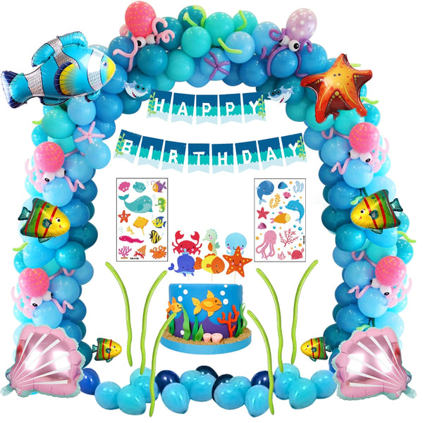 Birthday Party Balloons Ocean Under The Sea
