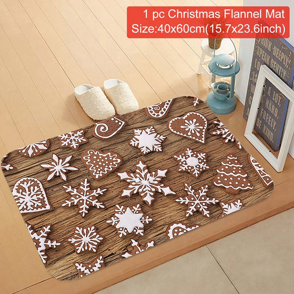 Christmas Door Mat Outdoor Carpet