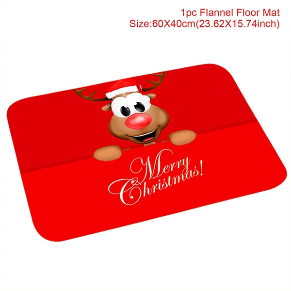 Christmas Door Mat Outdoor Carpet