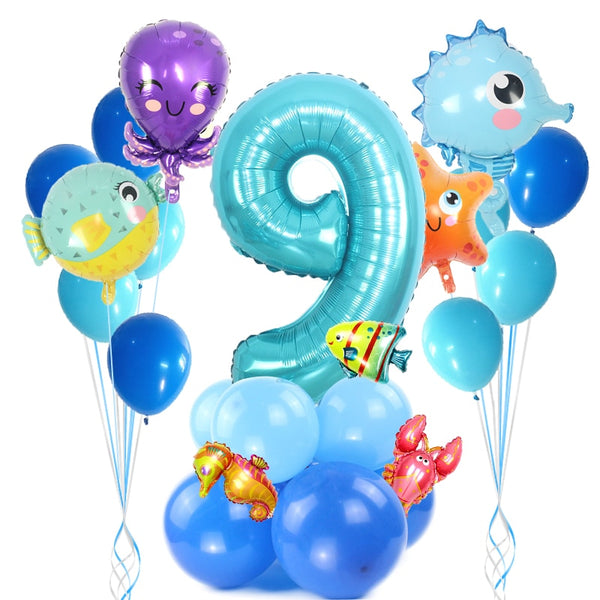Birthday Party Balloons Ocean Under The Sea