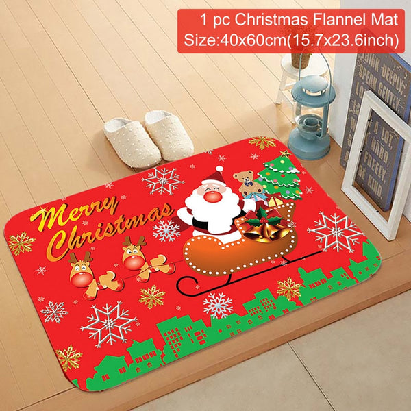 Christmas Door Mat Outdoor Carpet