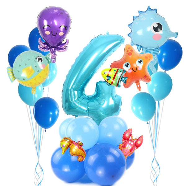 Birthday Party Balloons Ocean Under The Sea