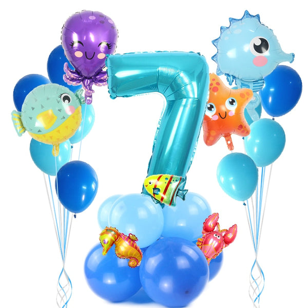 Birthday Party Balloons Ocean Under The Sea