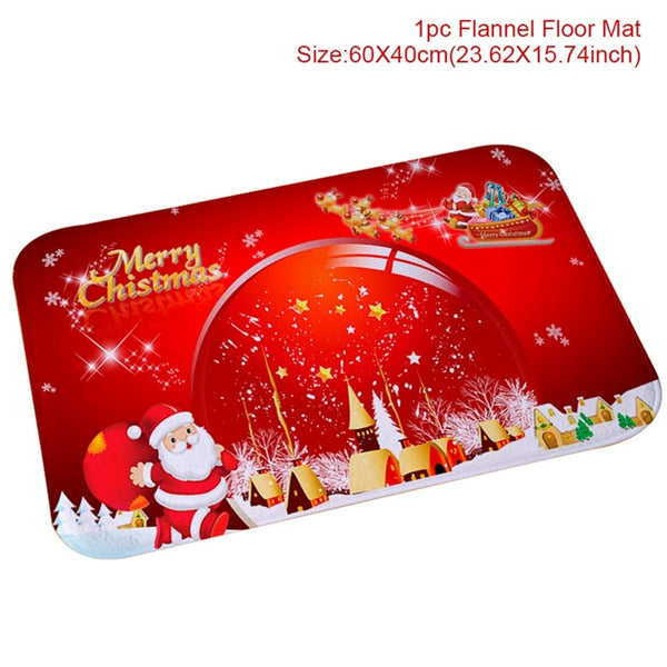 Christmas Door Mat Outdoor Carpet