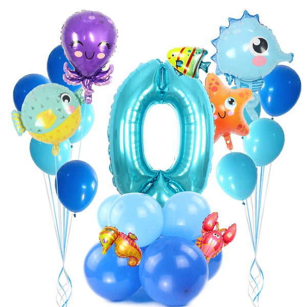 Birthday Party Balloons Ocean Under The Sea