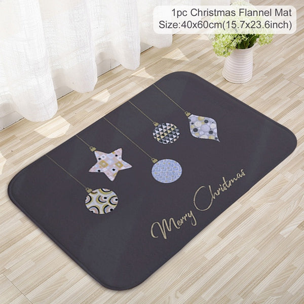 Christmas Door Mat Outdoor Carpet