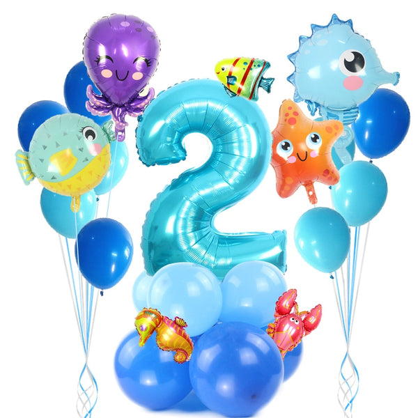 Birthday Party Balloons Ocean Under The Sea