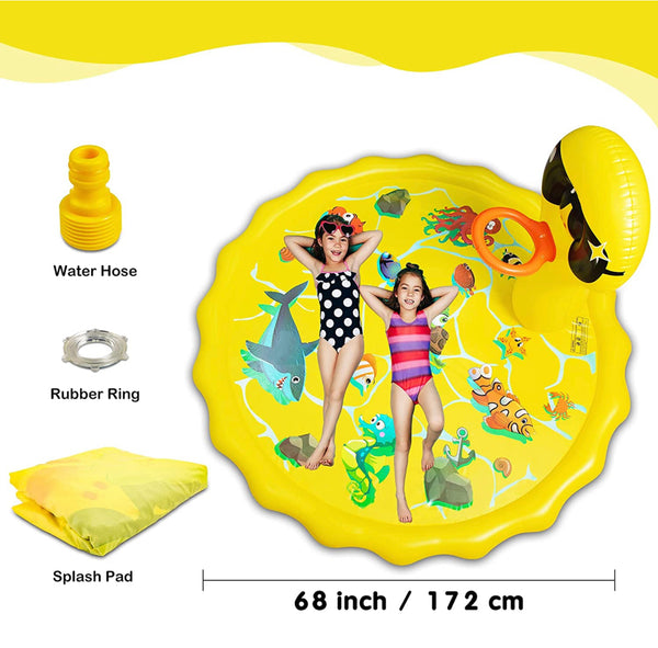 Kiddie Pool with Sprinkler