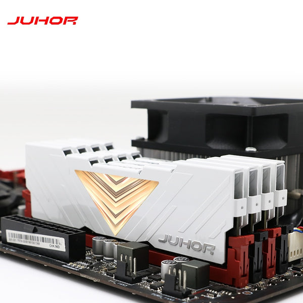 JUHOR Desktop Memoria Rams DDR4 8GB 16GB 32GB 3200MHz 3600MHz Ram  DIMM Gaming Dual Channel Memory Ram