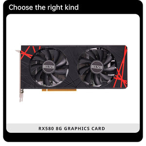 ELSA Radeon RX 580 8GB GDDR5 256bit GPU Desk Computer Gaming Graphics Card