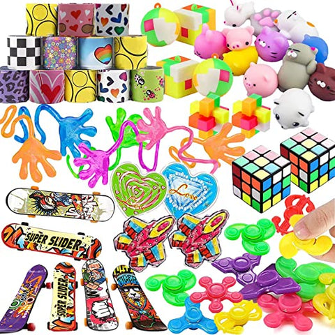 Party Favor Toy Assortment, Party Favors For Kids, Birthday Party, Carnival, Prizes, Pinata Fillers, Treasure Box, Goodie Bag Fillers, Classroom Rewards, Party Toys