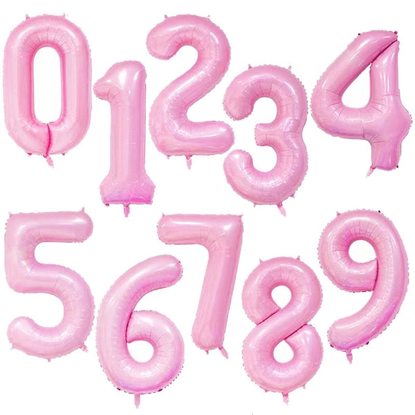 Number "3" 40Inch Big Foil Birthday Balloons