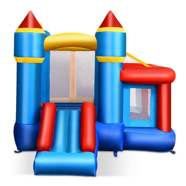 Inflatable Bounce House Castle Slide Bouncer Kids Basketball Hoop Without Blower OP70017