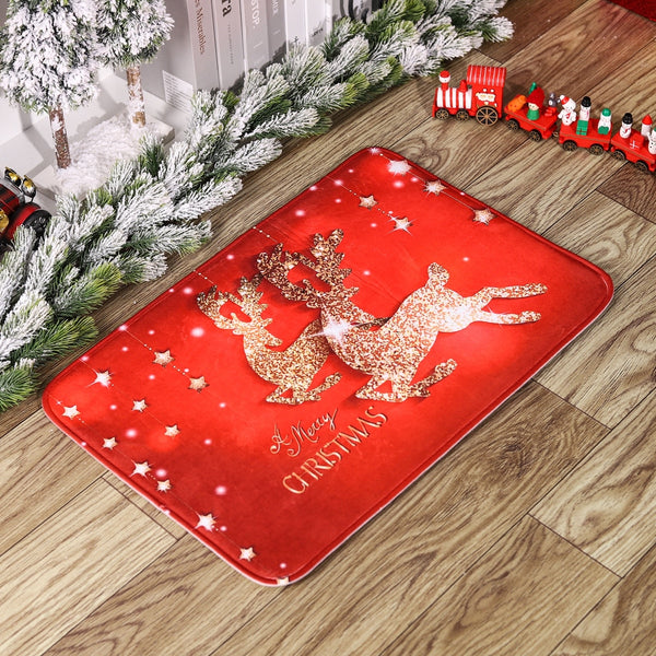 Christmas Door Mat Outdoor Carpet