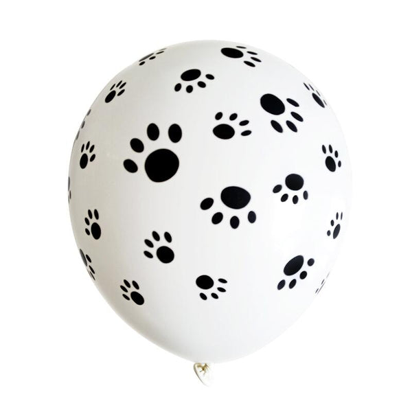 10pcs/lot 12 inch Paws Print Dog Party Balloons Latex Balloons Kids Birthday Gift baby shower Party Toys Decoration