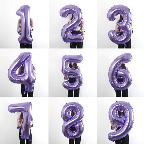 Number "0" 40Inch Big Foil Birthday Balloons