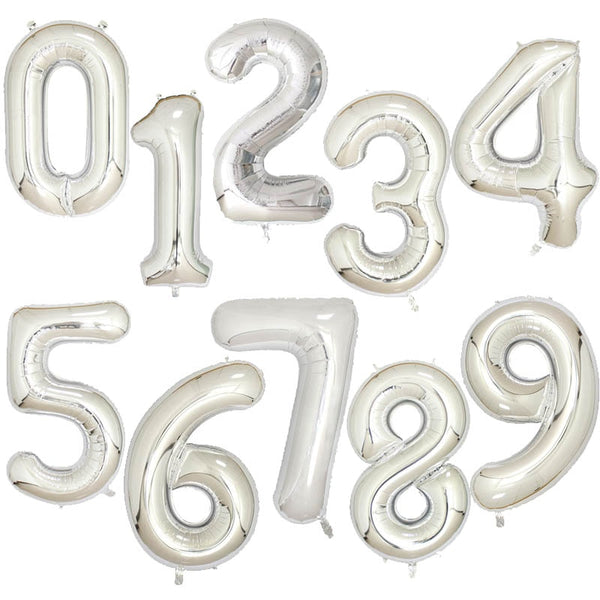 Number "2" 40Inch Big Foil Birthday Balloons