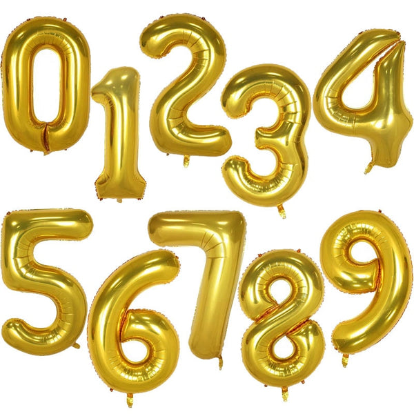 Number "1" 40Inch Big Foil Birthday Balloons